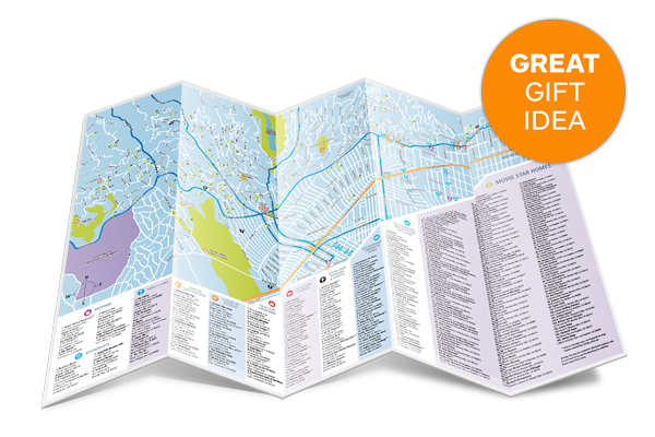 StarMap City Guide and Celebrity Homes Map