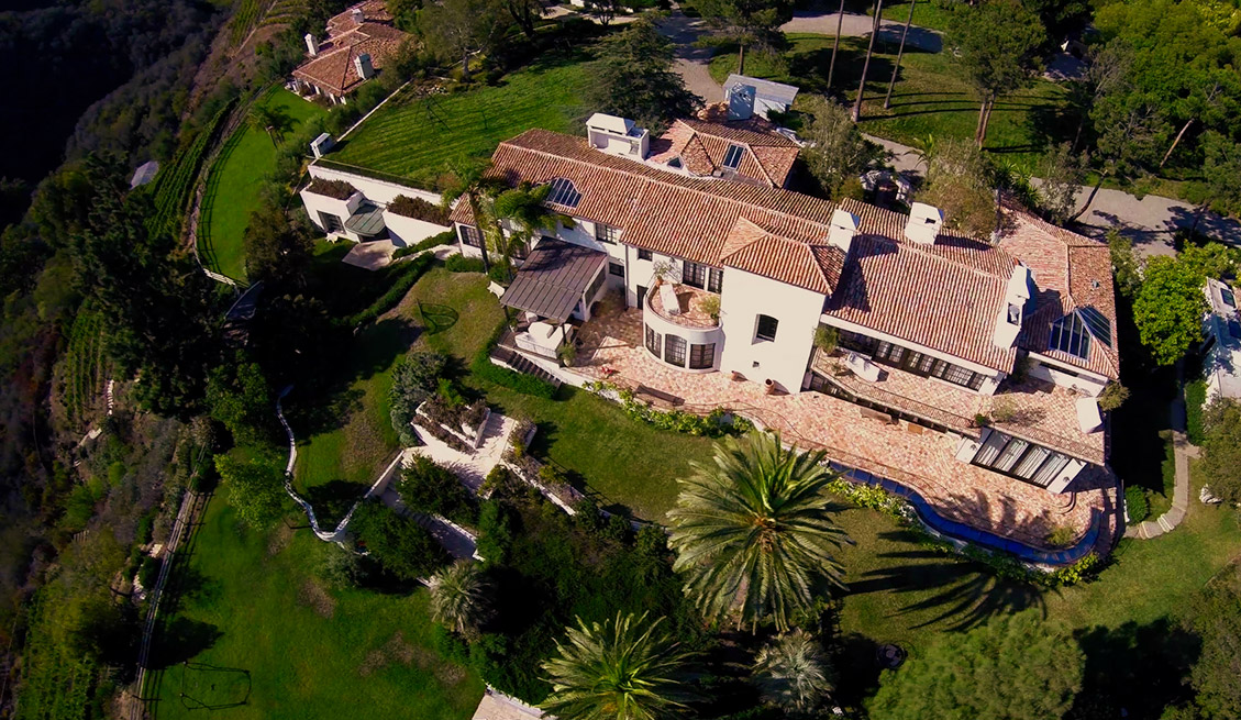 Director Steven Spielberg's Enormous Compound